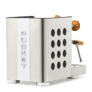 Rocket Espresso Appartamento TCA Espresso Machine - Stainless Steel with White Stripe
