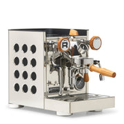 Rocket Espresso Appartamento TCA Espresso Machine - Stainless Steel with White Stripe