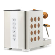 Rocket Espresso Appartamento TCA Espresso Machine - Stainless Steel with White Stripe
