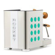 Rocket Espresso Appartamento TCA Espresso Machine - Stainless Steel with White Stripe