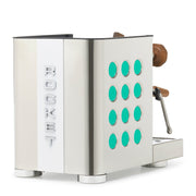 Rocket Espresso Appartamento TCA Espresso Machine - Stainless Steel with White Stripe