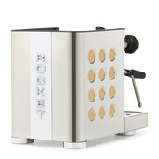 Rocket Espresso Appartamento TCA Espresso Machine - Stainless Steel with White Stripe