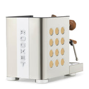 Rocket Espresso Appartamento TCA Espresso Machine - Stainless Steel with White Stripe