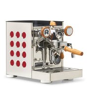 Rocket Espresso Appartamento TCA Espresso Machine - Stainless Steel with White Stripe