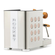 Rocket Espresso Appartamento TCA Espresso Machine - Stainless Steel with White Stripe