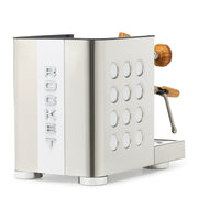 Rocket Espresso Appartamento TCA Espresso Machine - Stainless Steel with White Stripe