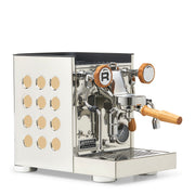 Rocket Espresso Appartamento TCA Espresso Machine - Stainless Steel with White Stripe