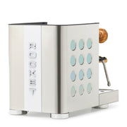 Rocket Espresso Appartamento TCA Espresso Machine - Stainless Steel with White Stripe