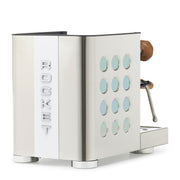 Rocket Espresso Appartamento TCA Espresso Machine - Stainless Steel with White Stripe