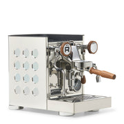 Rocket Espresso Appartamento TCA Espresso Machine - Stainless Steel with White Stripe