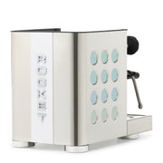 Rocket Espresso Appartamento TCA Espresso Machine - Stainless Steel with White Stripe