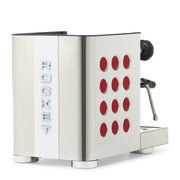 Rocket Espresso Appartamento TCA Espresso Machine - Stainless Steel with White Stripe