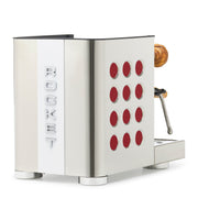 Rocket Espresso Appartamento TCA Espresso Machine - Stainless Steel with White Stripe