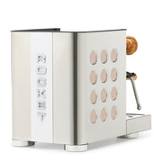 Rocket Espresso Appartamento TCA Espresso Machine - Stainless Steel with White Stripe