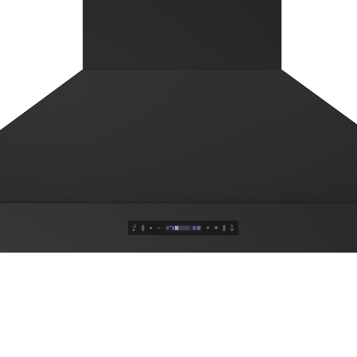 FORNO Venezia 48-Inch Wall-Mounted Range Hood, 900 CFM, Ducted, Touch Controls, LED Lighting, Black with Antique Brass Accents (FRHWM5503-48BLK)