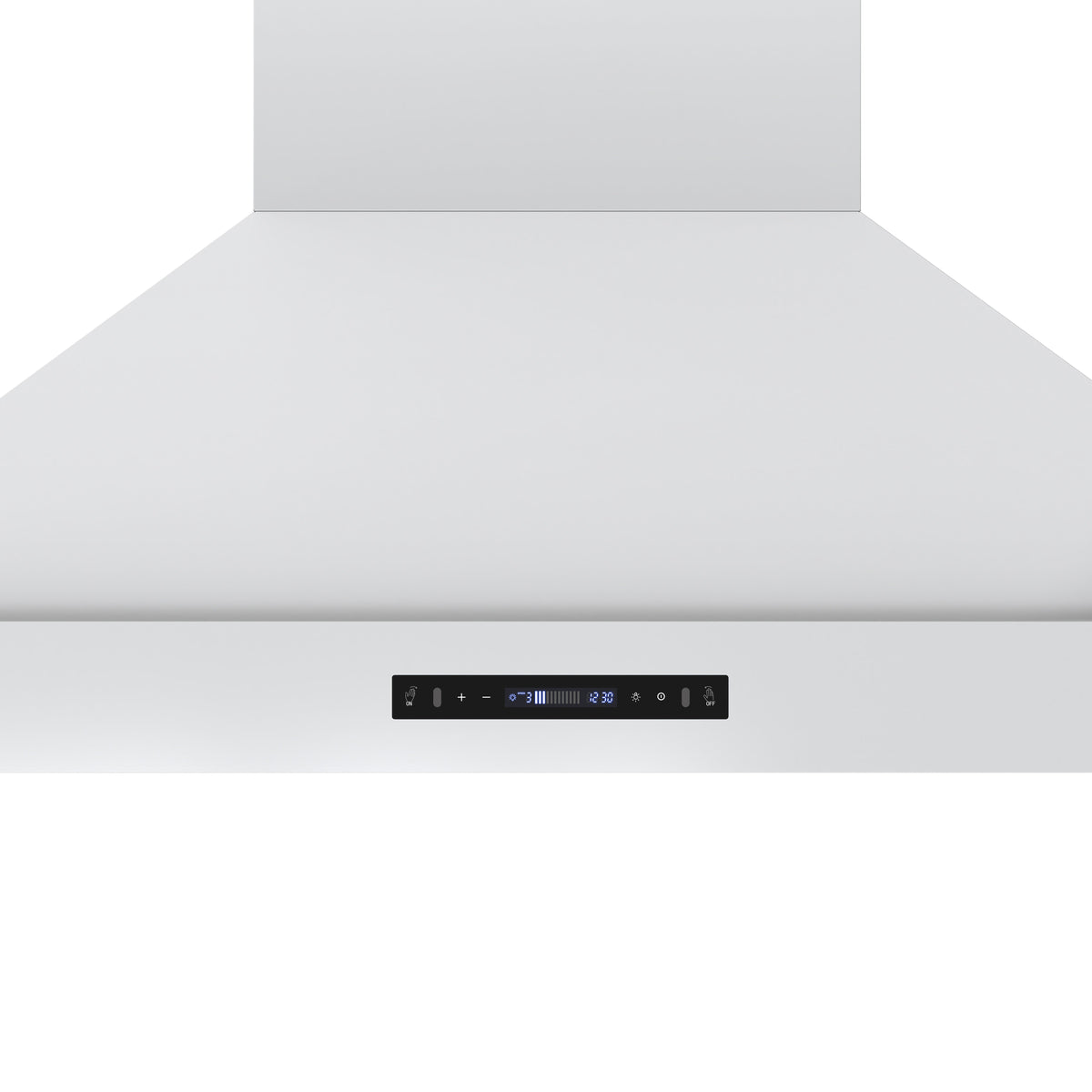 FORNO Venezia 48-Inch Wall-Mount Ducted Range Hood, 900 CFM, Touch Controls, LED Lighting, White with Antique Brass Accents (Model FRHWM5503-48WHT)
