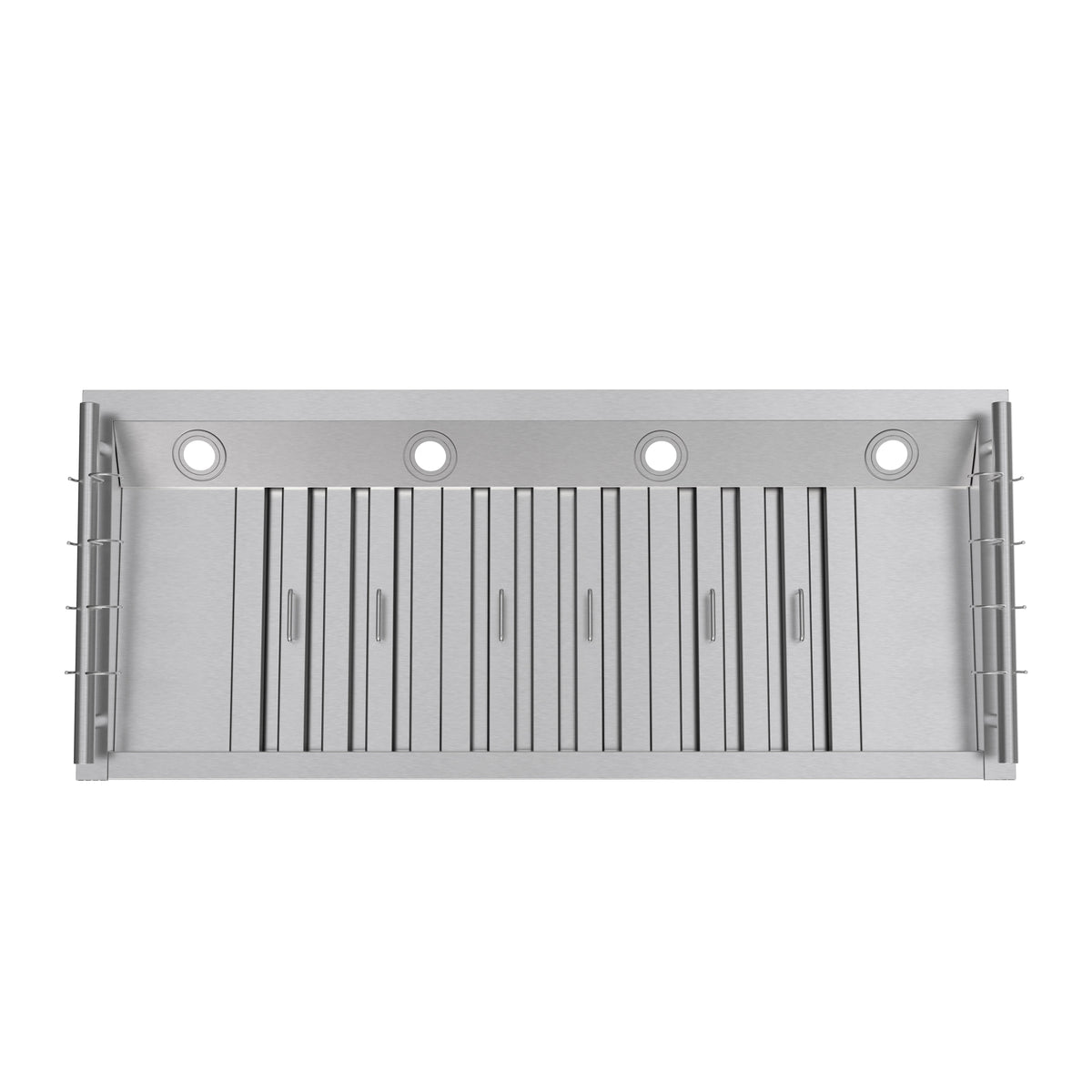 FORNO Venezia 48-Inch Wall-Mount Ducted Range Hood, 900 CFM, Touch Controls, LED Lighting, Stainless Steel (FRHWM5503-48)