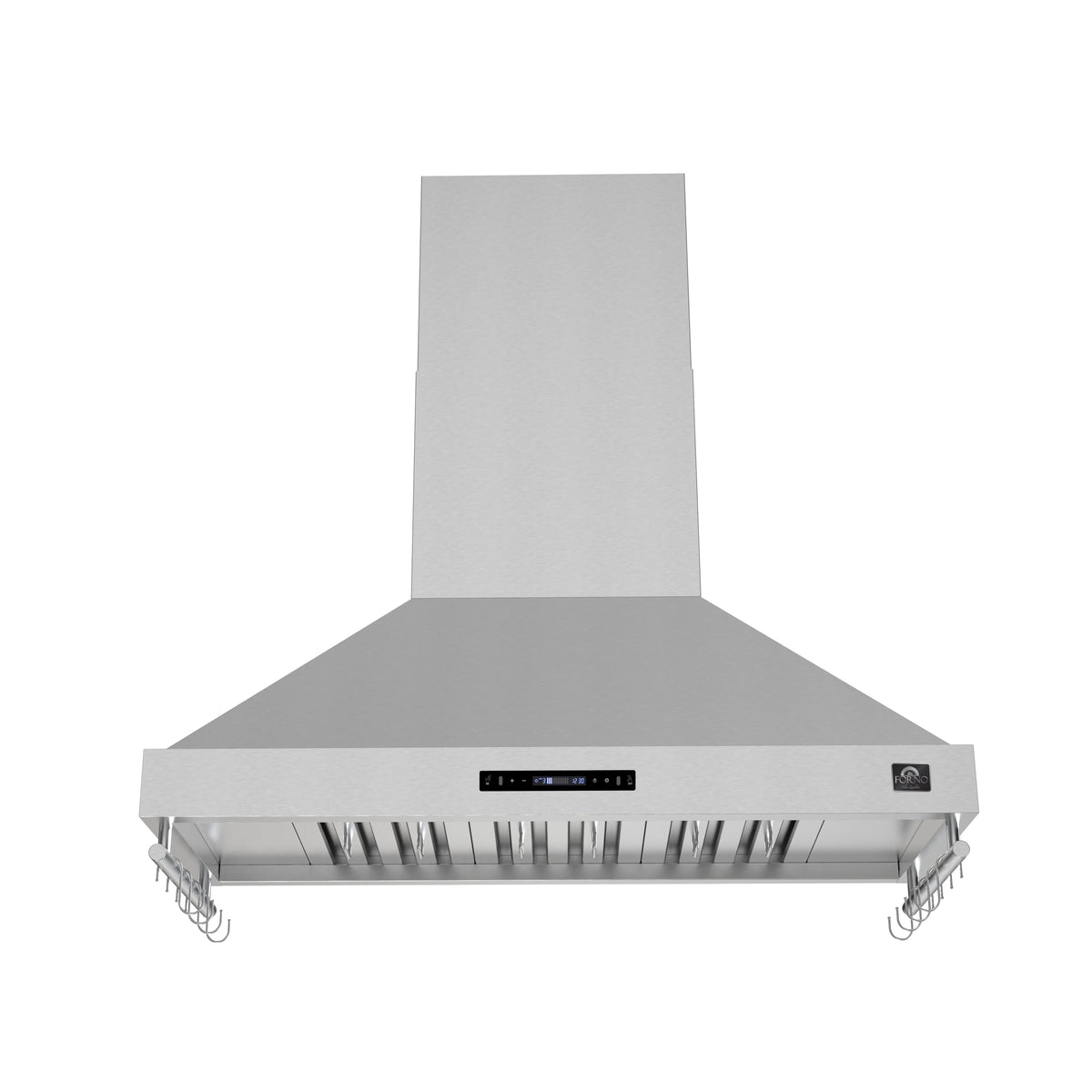 FORNO Venezia 48-Inch Wall-Mount Ducted Range Hood, 900 CFM, Touch Controls, LED Lighting, Stainless Steel (FRHWM5503-48)