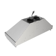 FORNO Venezia 48-Inch Wall-Mount Ducted Range Hood, 900 CFM, Touch Controls, LED Lighting, Stainless Steel (FRHWM5503-48)