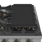 Forno Spezia 36-Inch Gas Rangetop with 6 Sealed Burners, Stainless Steel (Model FCTGS5751-36)