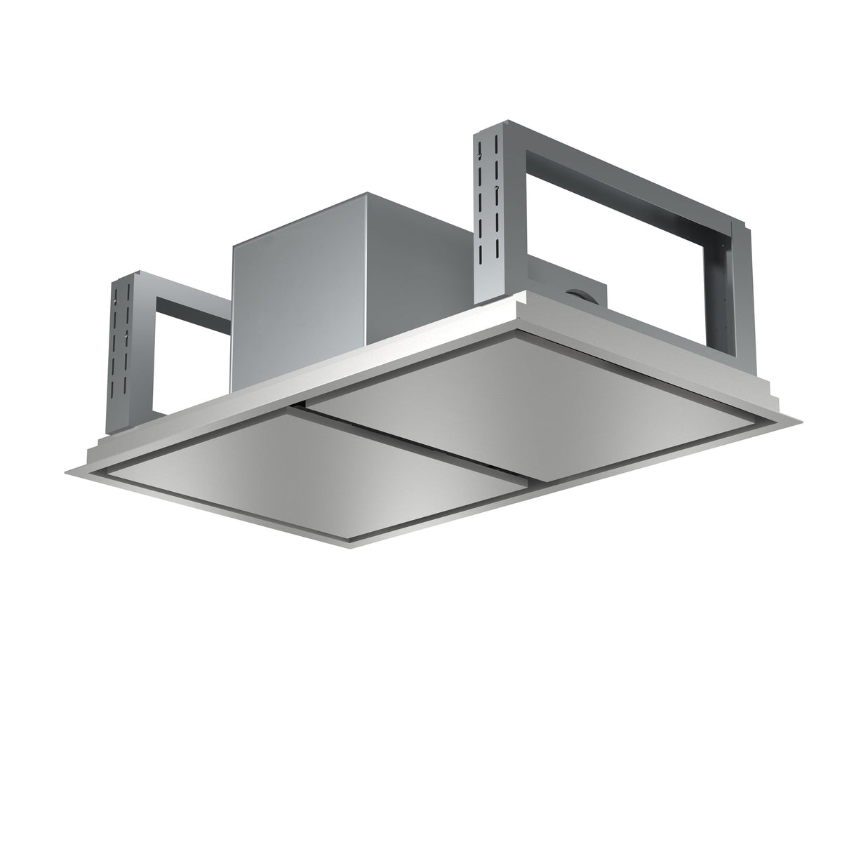 Forno Arezzo 44-Inch Ceiling-Mount Range Hood, 1200 CFM, Stainless Steel (FRHRE5312-44)