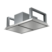 Forno Arezzo 44-Inch Ceiling-Mount Range Hood, 1200 CFM, Stainless Steel (FRHRE5312-44)