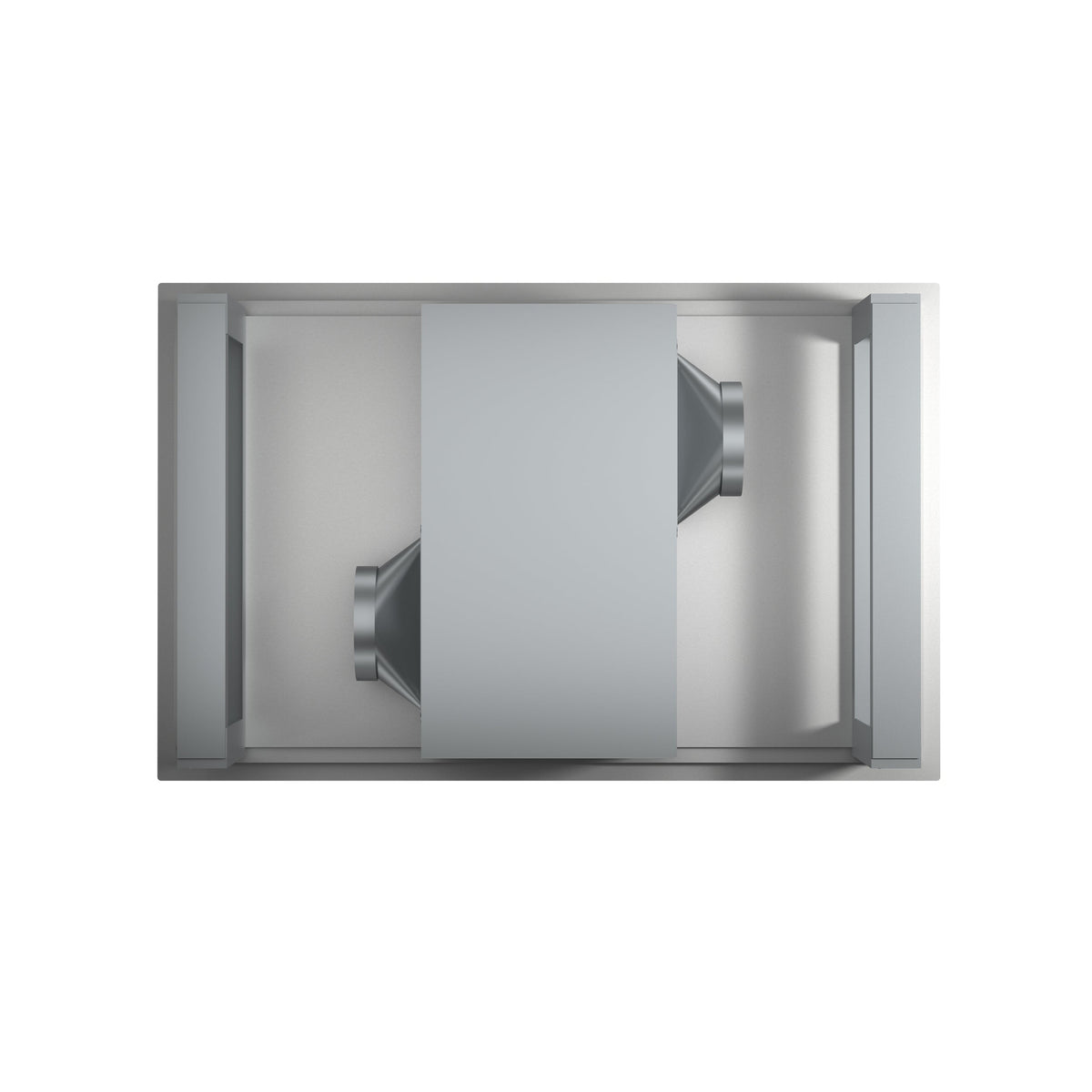 Forno Arezzo 44-Inch Ceiling-Mount Range Hood, 1200 CFM, Stainless Steel (FRHRE5312-44)