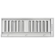 Forno Frassanito 30-Inch Ceiling-Mount Range Hood, 450 CFM, Stainless Steel (FRHRE5346-30)