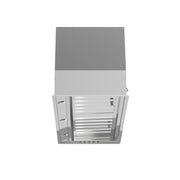 Forno Frassanito 30-Inch Ceiling-Mount Range Hood, 450 CFM, Stainless Steel (FRHRE5346-30)