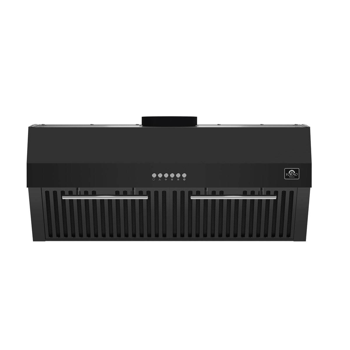Forno Bari 30-Inch Under-Cabinet Range Hood, 400 CFM, Black with Stainless Steel Handles (FRHUC5255-30BLK)