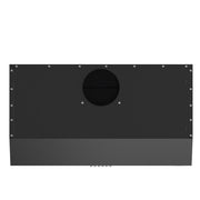 Forno Bari 30-Inch Under-Cabinet Range Hood, 400 CFM, Black with Antique Brass Handles (FRHUC5255-30BLK)