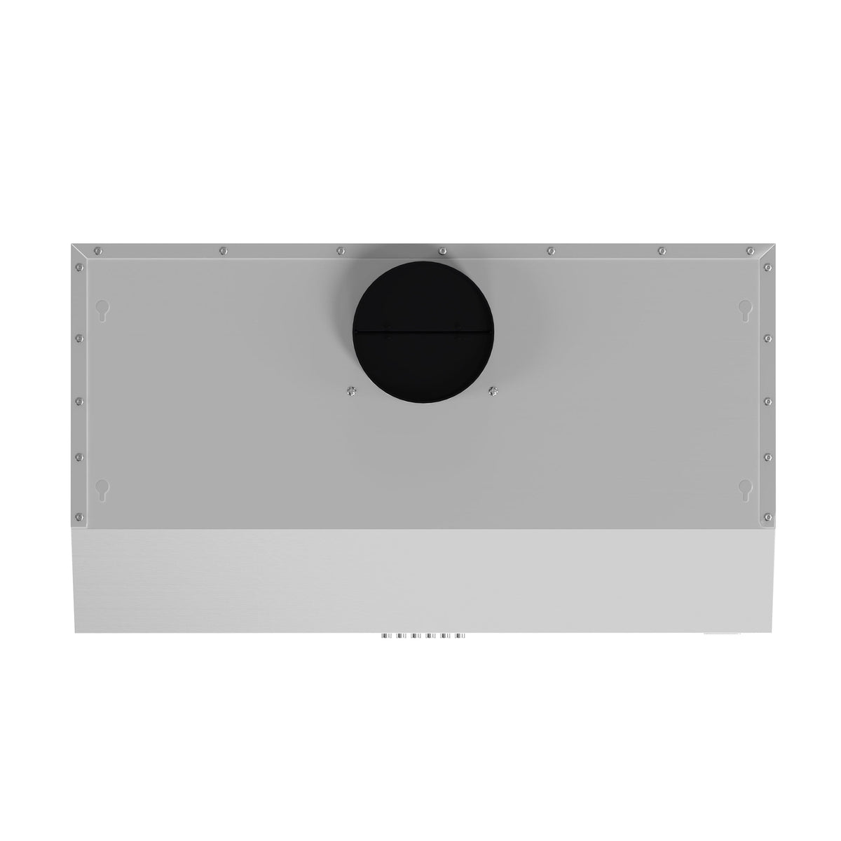 Forno Bari 30-Inch Under-Cabinet Range Hood, 400 CFM, White with Antique Brass Handles (Model FRHUC5255-30WHT)