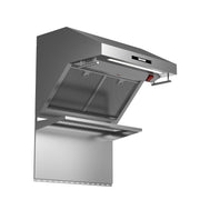 Forno Savona 30-Inch Wall-Mount Range Hood with Backsplash, 600 CFM, Stainless Steel, Hybrid Filters (Model FRHWM5029-30HB)
