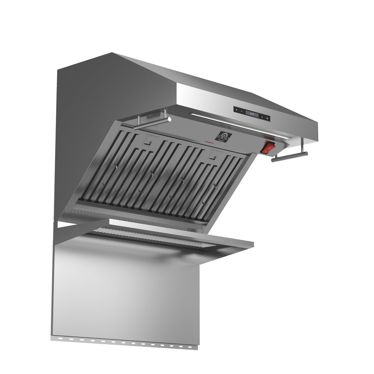 Forno Savona 30-Inch Wall-Mounted Range Hood with Backsplash, 600 CFM, Baffle Filters (Model FRHWM5029-30)
