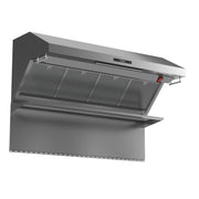 FORNO Savona 48-Inch Wall Mount Range Hood with 1200 CFM Ventilation, Backsplash, Hybrid Filters (Model FRHWM5029-48HB)