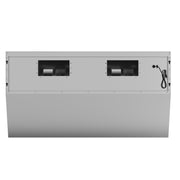 FORNO Savona 48-Inch Wall Mount Range Hood with 1200 CFM Ventilation, Backsplash, Hybrid Filters (Model FRHWM5029-48HB)