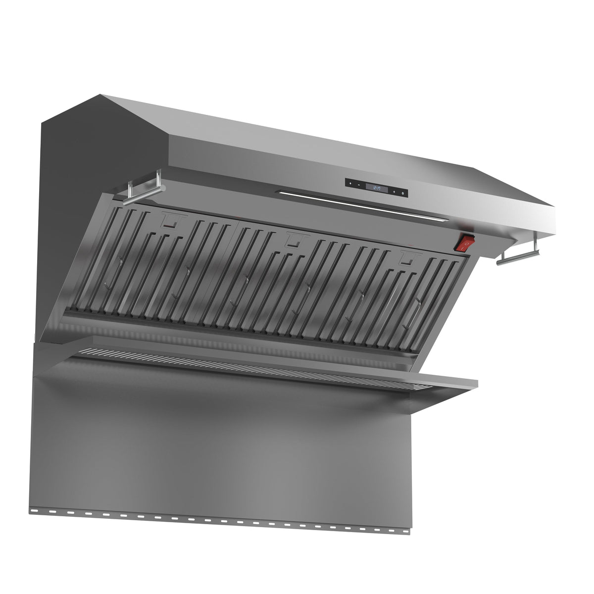 FORNO Savona 48-Inch Wall-Mount Range Hood, 1200 CFM, Stainless Steel, Baffle Filters, Backsplash, FRHWM5029-48