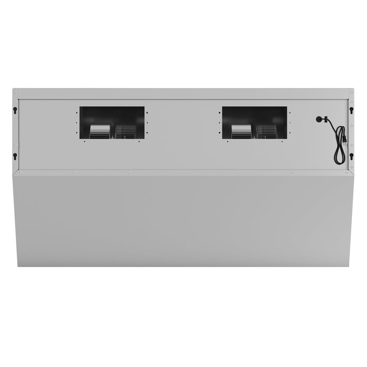 FORNO Savona 48-Inch Wall-Mount Range Hood, 1200 CFM, Stainless Steel, Baffle Filters, Backsplash, FRHWM5029-48