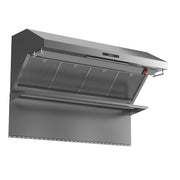 FORNO Savona 60-Inch Wall Mount Range Hood, 1200 CFM, Stainless Steel, Model FRHWM5029-60HB