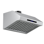 FORNO Palazzo 30-Inch Wall-Mount Range Hood, 500 CFM, Stainless Steel (Model FRHWM5030-30)