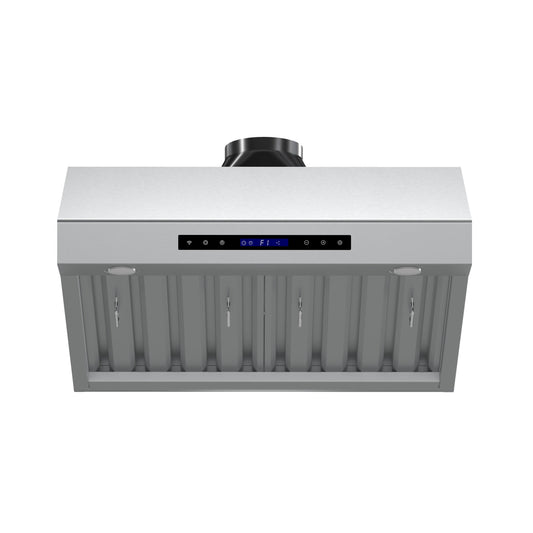FORNO Palazzo 30-Inch Wall-Mount Range Hood, 500 CFM, Stainless Steel (Model FRHWM5030-30)