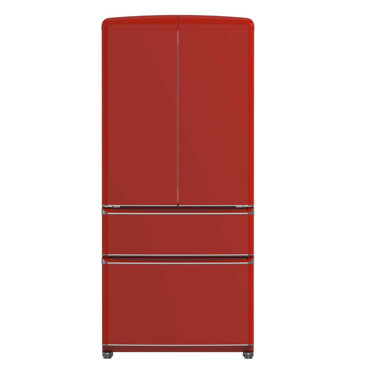 Forno Espresso Luigi 33-Inch French Door Refrigerator, 18 Cu. Ft., Red (Model FFFFD1791-33RED)