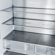 FORNO Aosta 36 in Freestanding Refrigerator, 22.4 cu ft, External Water Dispenser, Automatic Ice Maker, Stainless Steel, Model FFFFD1866-36SB