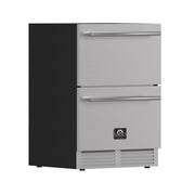 Forno Cosenza 24-Inch Built-In Drawer Freezer with Ice Maker, 4.69 Cu. Ft., Stainless Steel (Model FDRBI1838-24S)