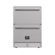 Forno Cosenza 24-Inch Built-In Drawer Freezer with Ice Maker, 4.69 Cu. Ft., Stainless Steel (Model FDRBI1838-24S)