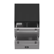 Forno Cosenza 24-Inch Built-In Drawer Freezer with Ice Maker, 4.69 Cu. Ft., Stainless Steel (Model FDRBI1838-24S)