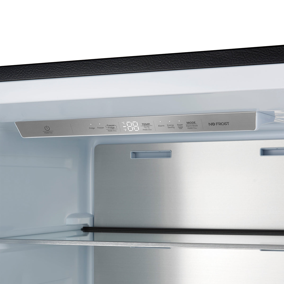 FORNO Maderno 28-Inch Convertible Upright Refrigerator/Freezer, 13.6 Cu. Ft., Black, Left Swing Door, Model FFFFD1722-28BLK-LS