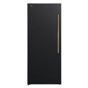 FORNO Maderno 28-Inch Convertible Upright Refrigerator/Freezer, 13.6 Cu. Ft., Black, Left Swing Door, Model FFFFD1722-28BLK-LS