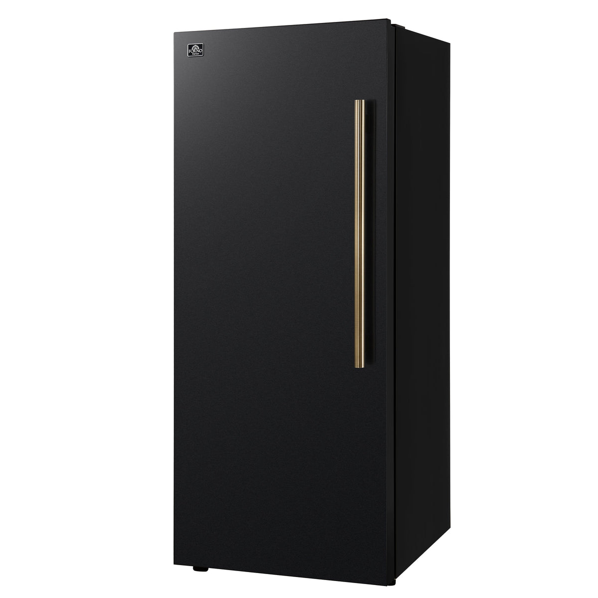 FORNO Maderno 28-Inch Convertible Upright Refrigerator/Freezer, 13.6 Cu. Ft., Black, Left Swing Door, Model FFFFD1722-28BLK-LS