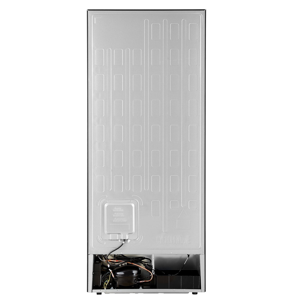 FORNO Maderno 28-Inch Convertible Upright Freezer Refrigerator, 13.6 cu. ft., Right-Swing Door, Black with Antique Brass Handle (Model FFFFD1722-28BLK-RS)